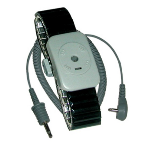 Wrist Strap Assembly Dual Metal band/5ft cord