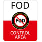 Flexible FOD signs