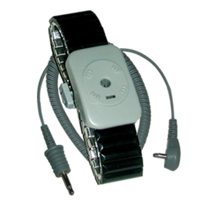 Wrist Strap Assembly Dual Metal band/5ft cord