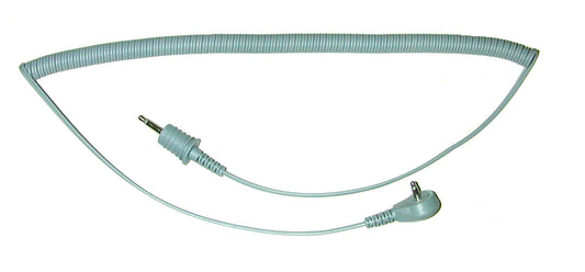 Dual Coiled Cord, 3m (10ft) grey for Continuous Monitors